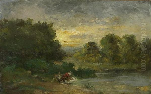 Wascherinnen Am Fluss - view 1