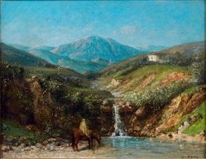 Cavalier Dans Un Paysage (algerie)