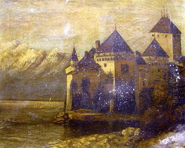 Le Chateau De Chillon, Vu De L'est - view 1