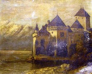 Le Chateau De Chillon, Vu De L'est by Cherubino Pata
