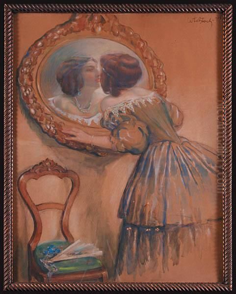 W Lustrze, 1916 R. - view 1