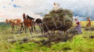 Girls In The Field by Laszlo Pataky