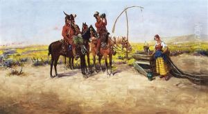 By The Well (rakoczy"s Warriors) by Laszlo Pataky