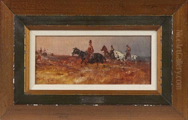 Soldiers On Horseback - view 1