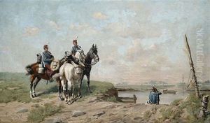 Berittene Flussuberquerung thumbnail