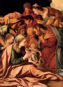 The Adoration Of The Magi by Anthonie Blocklandt Montfoort