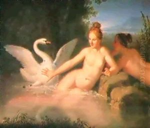 Leda, Il Cigno E Una Ninfa by Giuseppe Patania