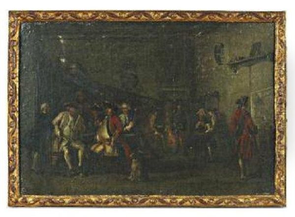Scene D'auberge: La Lecture De La Gazette - view 1