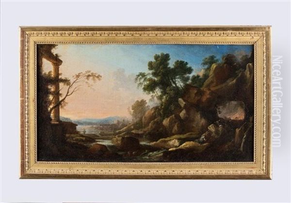Paysage Avec Loth Et Ses Filles Fuyant Sodome - view 1