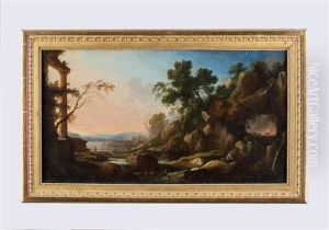 Paysage Avec Loth Et Ses Filles Fuyant Sodome by Pierre Patel
