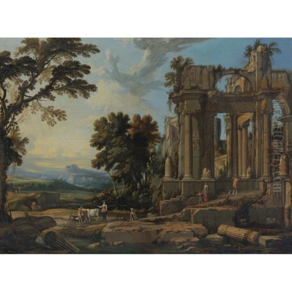 Landscape With Classical Ruins - view 1