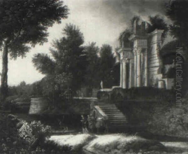 Classical Landscape With The Flight Into Egypt - view 1