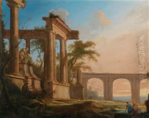 Landscape With Ruins And An Aqueduct
