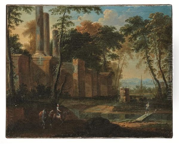 Paysage De Ruines Antiques - view 1