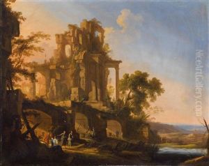 Landscape With Ruins And Figures