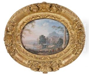 Ruines Dans Un Paysage Classique by Pierre Antoine Patel