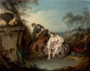 L'essai Du Bain by Jean-Baptiste Pater