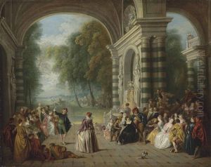 Les Plaisirs Du Bal by Jean-Baptiste Pater