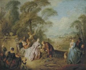 A Fete Champetre by Jean-Baptiste Pater