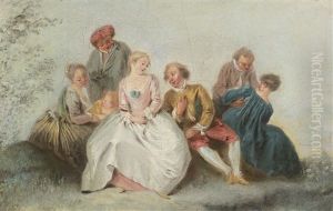 The Happy Lovers by Jean-Baptiste Pater