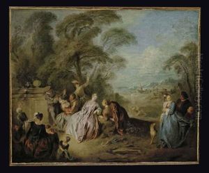A Fete Champetre by Jean-Baptiste Pater