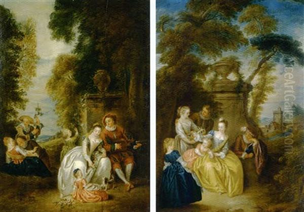 La Belle Bouquetiere (+ L'agreable Societe; 2 Works) - view 1