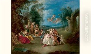 Le Colin-maillard by Jean-Baptiste Pater