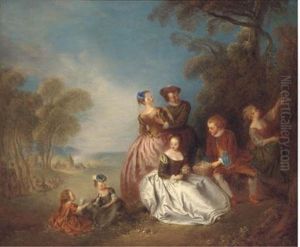 A Fete Champetre by Jean-Baptiste Pater