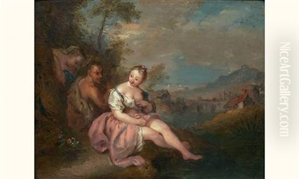 Baigneuse Et Faune - view 1