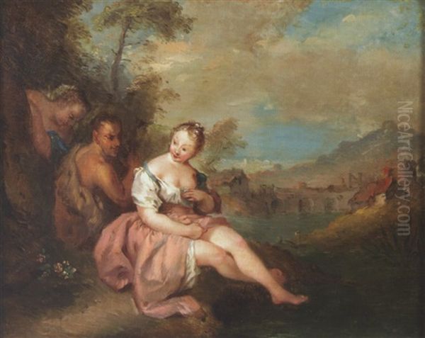 Baigneuse Et Faune - view 1