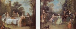 La Collation by Jean-Baptiste Pater