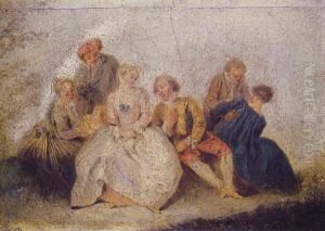 Les Amants Heureux by Jean-Baptiste Pater