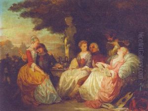 A Fete Galante by Jean-Baptiste Pater