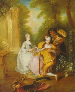 A Conversation Galante by Jean-Baptiste Pater