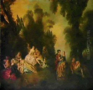 Scene Galante by Jean-Baptiste Pater