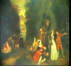 Die Perspektive by Jean-Baptiste Pater