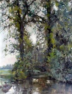 Ducks On A River by Emily Murray Paterson