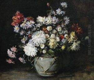 Still Life Of Flowers by Emily Murray Paterson