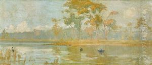 (australian Landscape) by John Ford Paterson