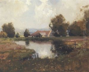 The Duck Pond At Moffatt Mill