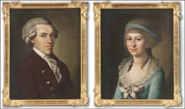 Portrait Of A Man (+ Portrait Of A Woman; Pair) - view 1