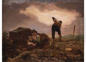 Landarbeiterfamilie Auf Dem Feld by Teofilo Patini