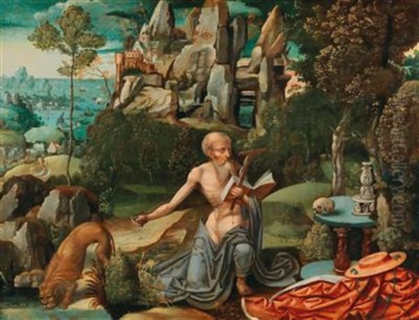 Saint Jerome In The Wilderness - view 1