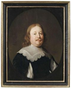 Portrait Of A Gentleman In Three Quarter View To The Right by Hendrick Bloemaert