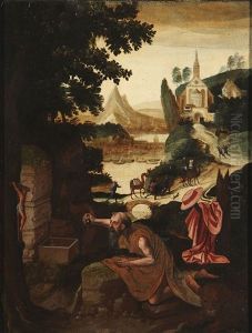 The Penitent Saint Jerome by Joachim Patinir