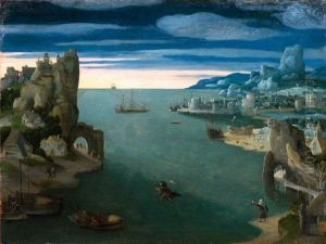 Paysage Avec Saint Christophe (collab. W/studio) by Joachim Patinir
