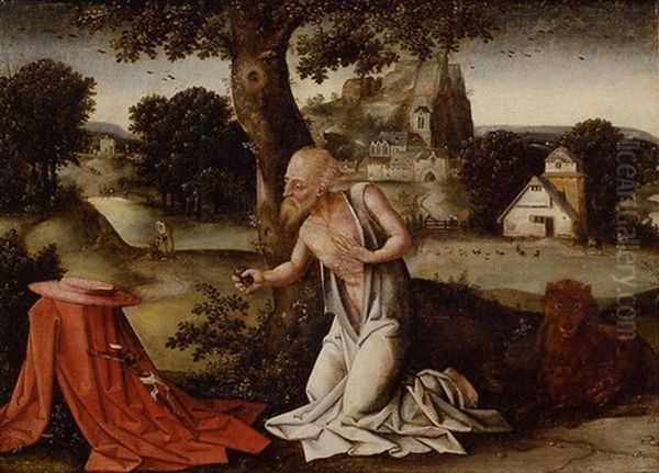 Landscape With The Penitent Saint Jerome - view 1