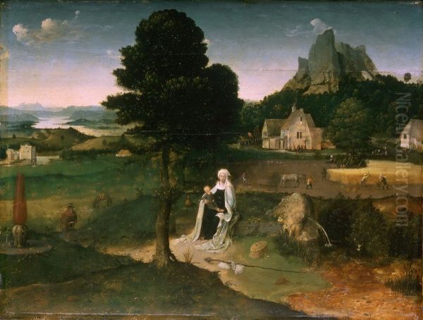 The Rest On The Flight Into Egypt - view 1