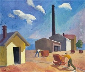 Brick-yard (factory) by Karoly Patko