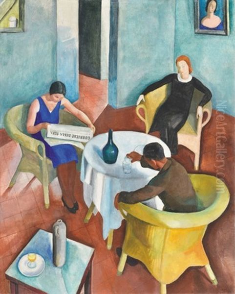 At The Hungarian Academy, Rome (in The Salon) - view 1